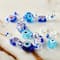 12 Pack: Blue Evil Eye Lampwork Glass Bead Mix by Bead Landing™